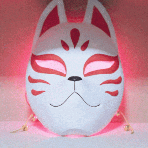 Kitsune Mask pentru cosplay anime